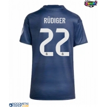 Ženski Nogometni dresi Real Madrid Antonio Rudiger #22 Gostujoči 2025-26 Kratek Rokav